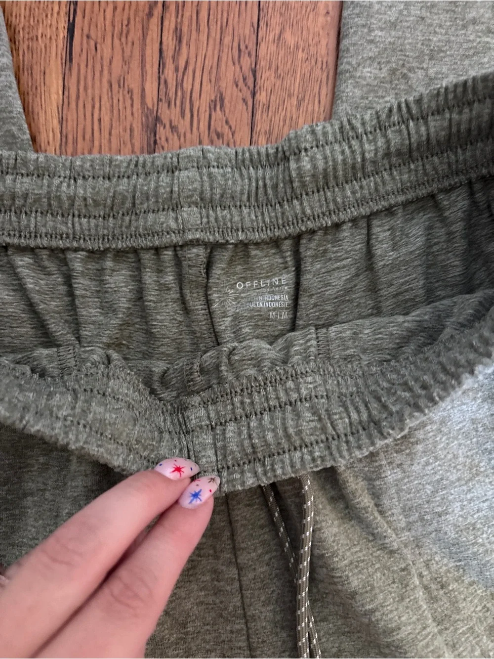 Offline by Aerie matching set - olive green